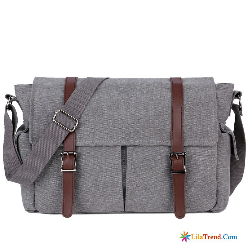 Tasche Herren Khaki Retro Schultertaschen Messenger-tasche Hohe Kapazität Herren Verkaufen