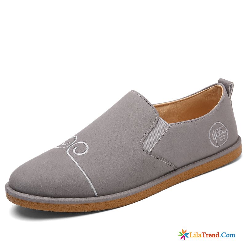 Turnschuhe Männer Günstig Feder Lederschuhe Casual Neue Slip-on