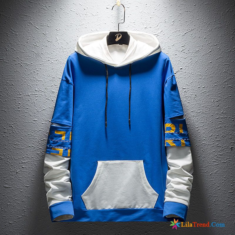 Weihnachtskapuzenpulli Für Herren Hellblau Herren Gut Aussehend Feder Blau Pullovers Billig