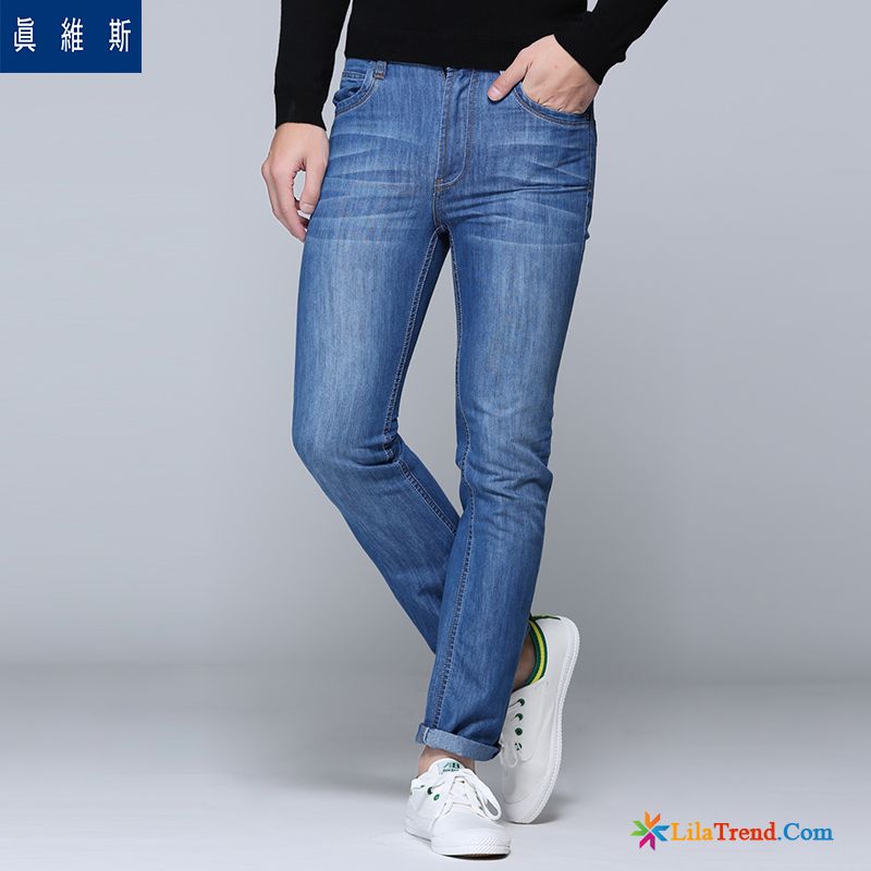 Weiße Hose Herren Skinny Herbst Dünn Schlank Denim Herren Kaufen