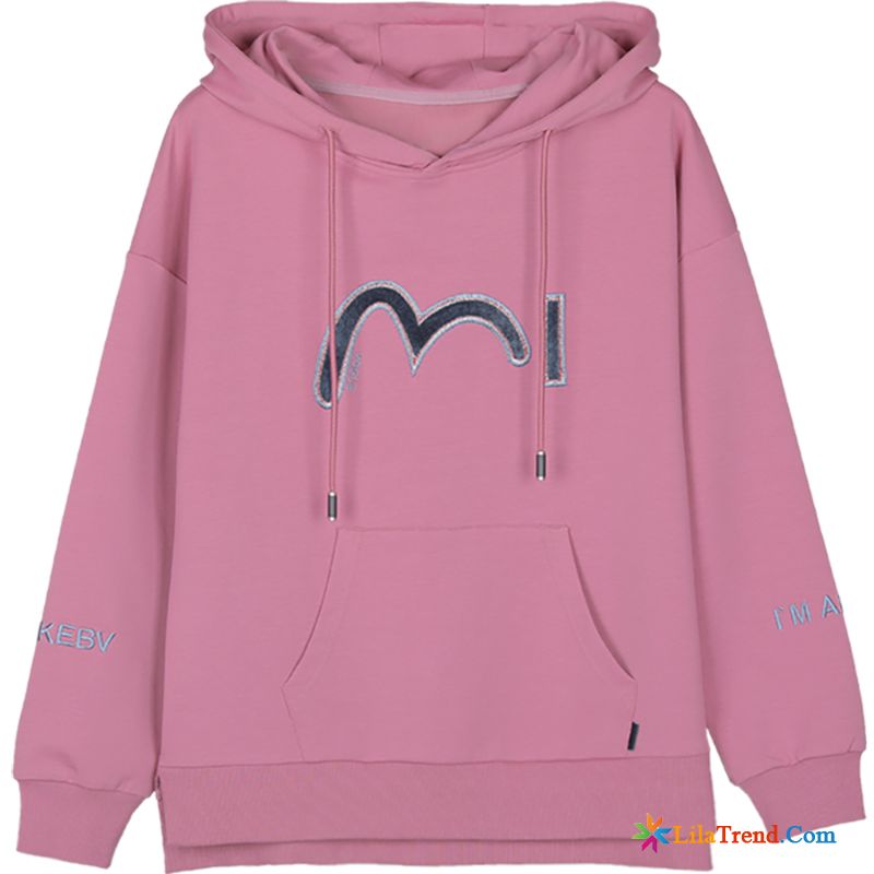 Weißer Damen Kapuzenpullis Silber Mantel Feder Hoodies Überzieher Mode Verkaufen